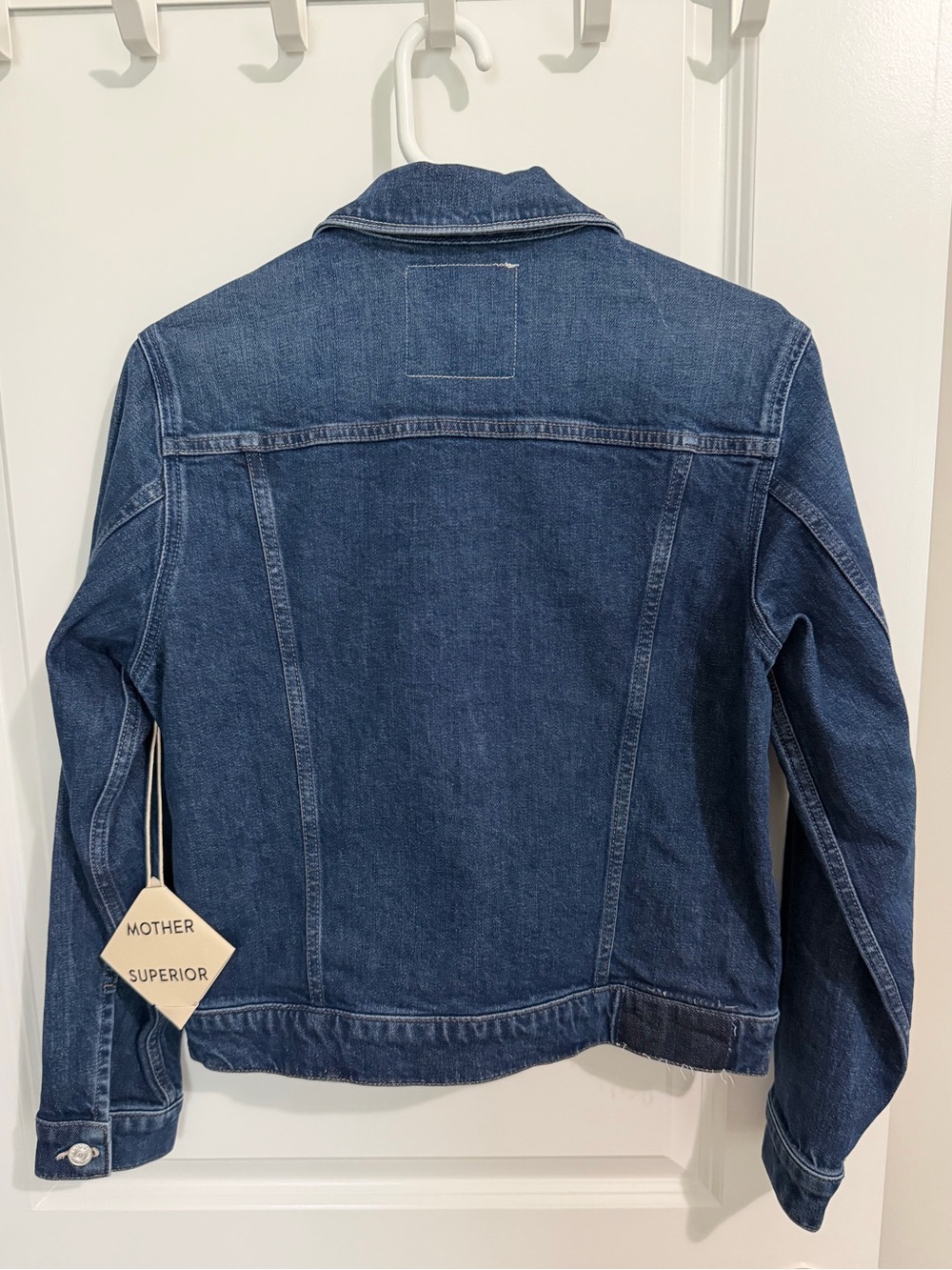 MOTHER Denim Jacket Women’s The Bruiser Perfectly Imperfect Sz XS NWT - Picture 2 of 11